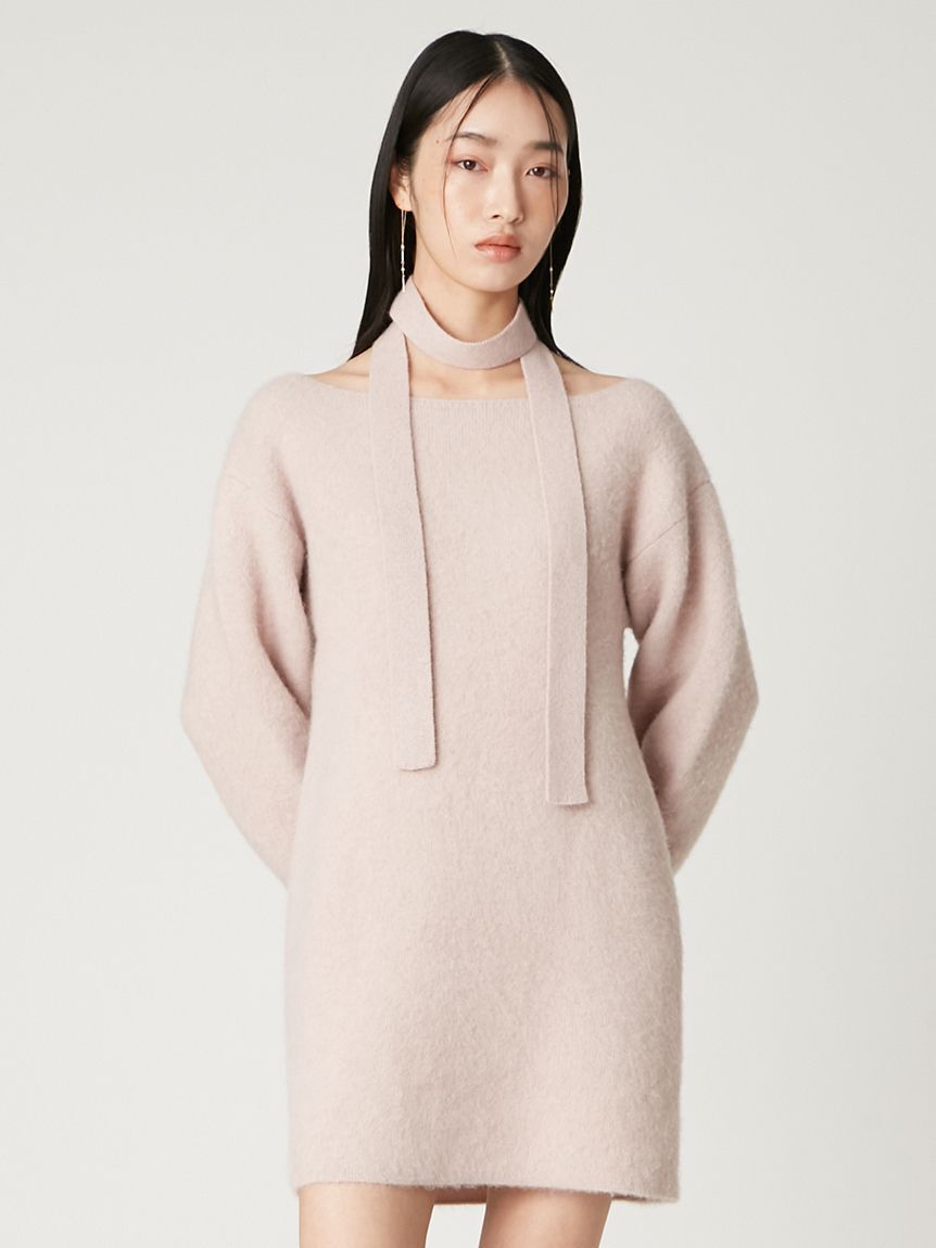 FRAY I.D「フォックスウールミニニットワンピース」|ワンピース|