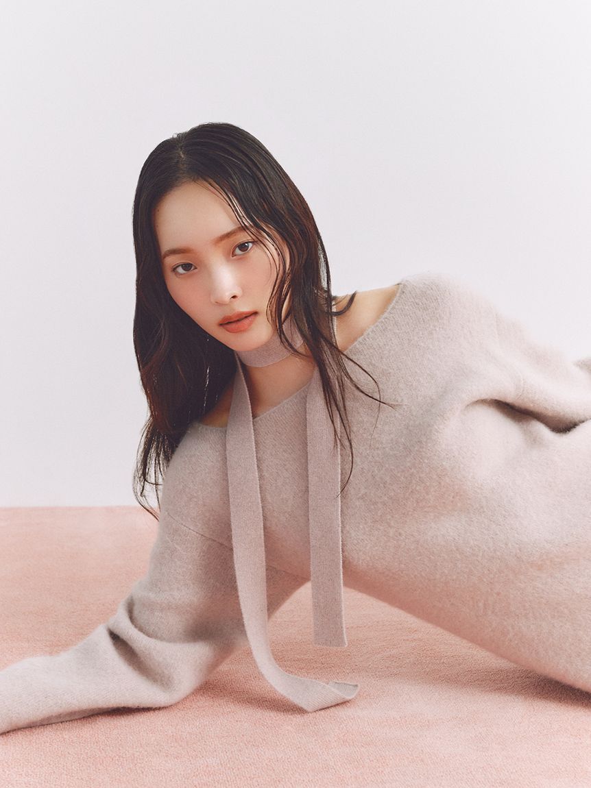 FRAY I.D「フォックスウールミニニットワンピース」|ワンピース|