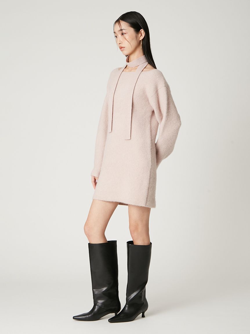 FRAY I.D「フォックスウールミニニットワンピース」|ワンピース|