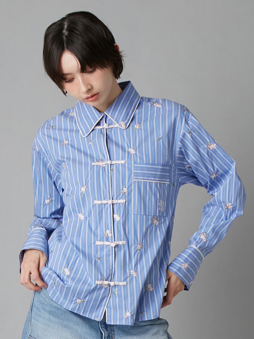 LILY BROWN「【LILY BROWN&times;KEITA MARUYAMA】チャイナスリーピングシャツ」|シャツ・ブラウス|