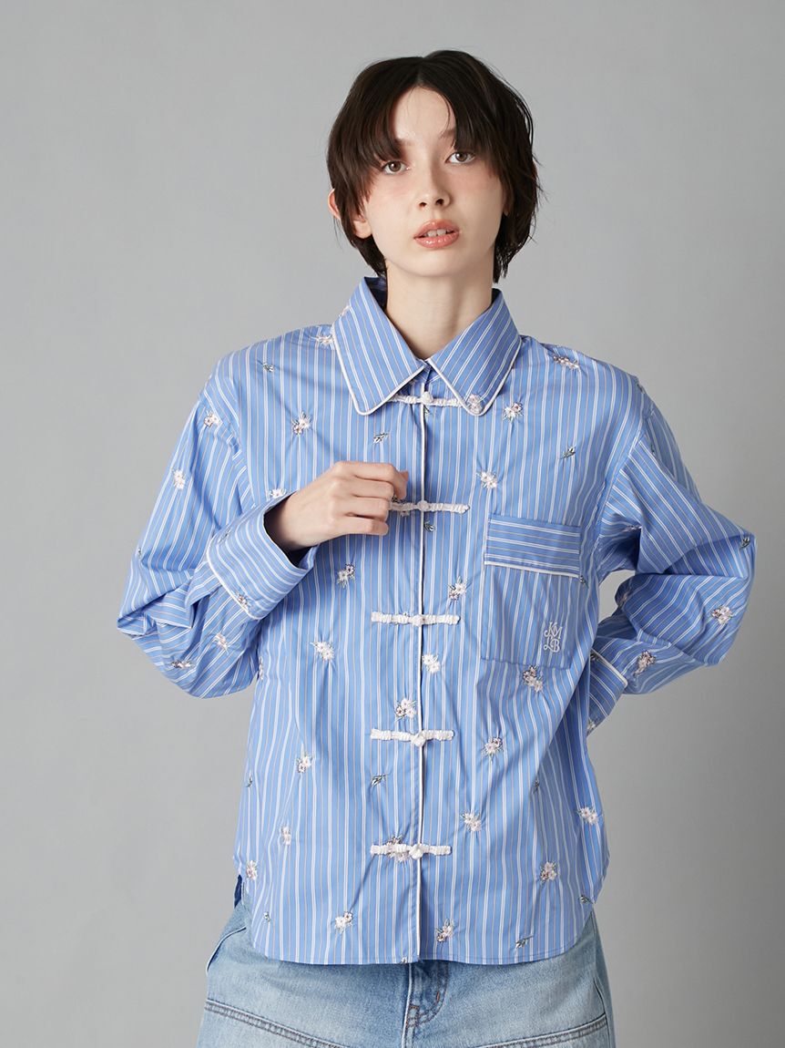 LILY BROWN「【LILY BROWN&times;KEITA MARUYAMA】チャイナスリーピングシャツ」|シャツ・ブラウス|