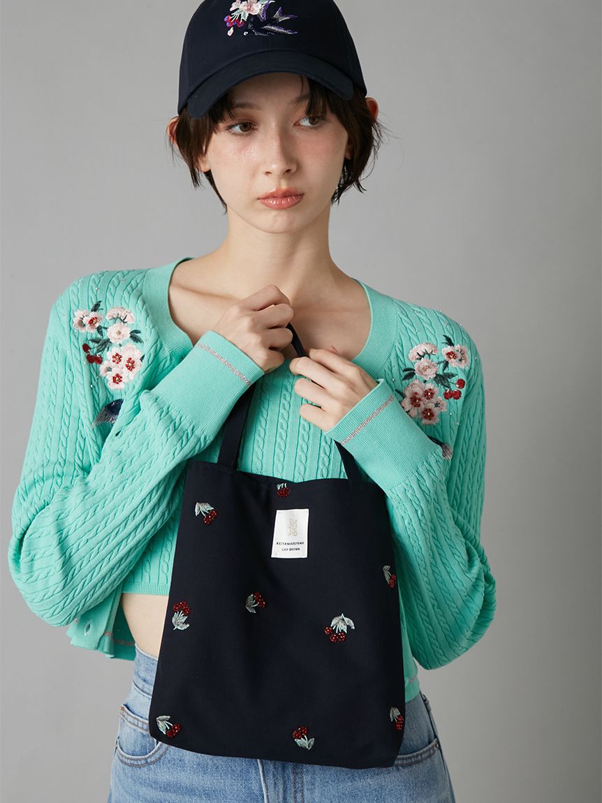 LILY BROWN「【LILY BROWN&times;KEITA MARUYAMA】エンブロイダリーミニトート」|トートバッグ|
