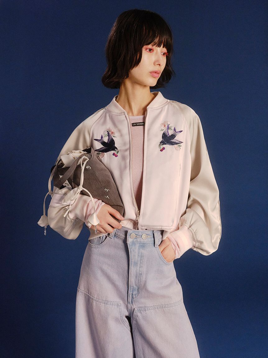 LILY BROWN「【LILY BROWN&times;KEITA MARUYAMA】エンブロイダリーミニトート」|トートバッグ|