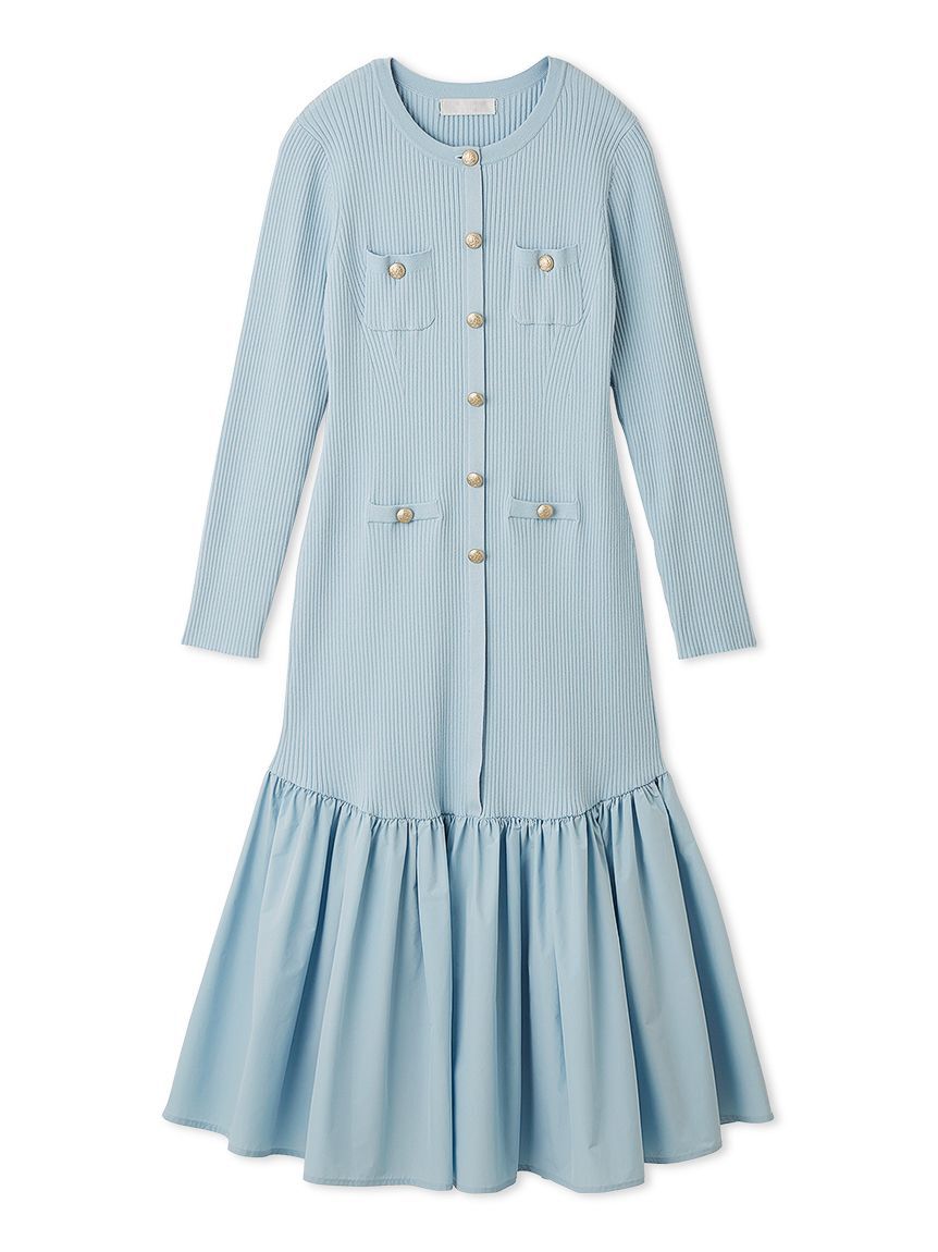 CELFORD「タフタドッキングマーメイドニットワンピース」|ワンピース|