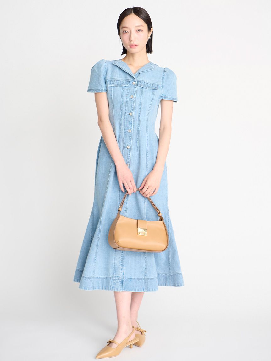 CELFORD「【洗える】マーメイドデニムワンピース」|ワンピース|