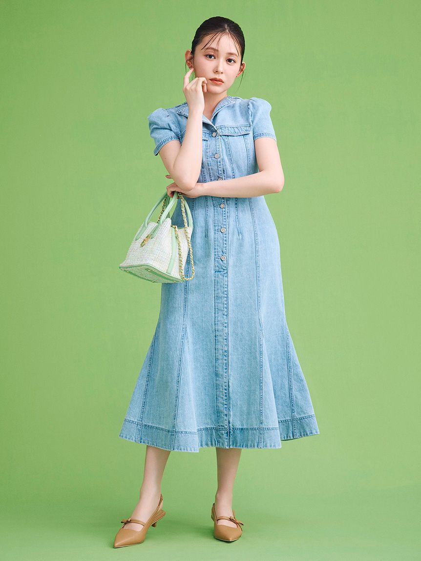 CELFORD「【洗える】マーメイドデニムワンピース」|ワンピース|LBLU