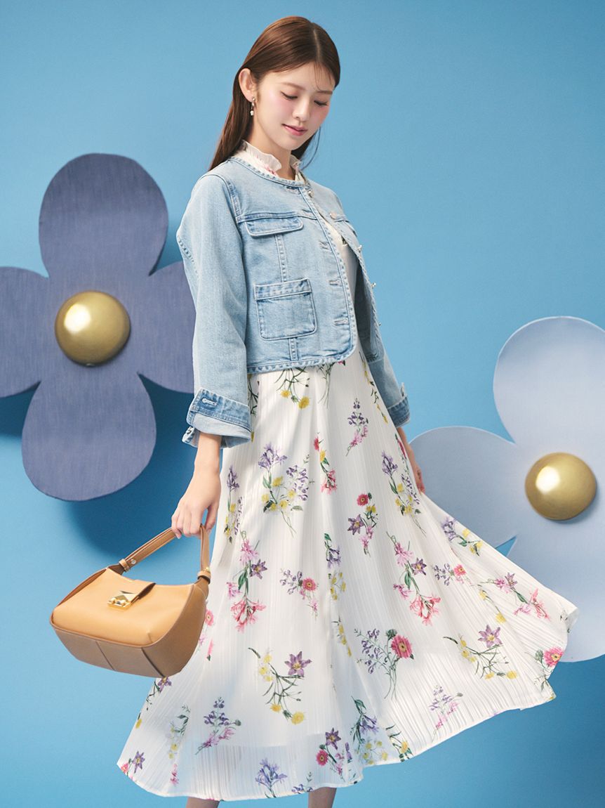 CELFORD「ボタニカルプリントワンピース」|ワンピース|