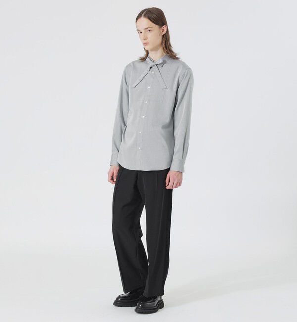  「ツイルリボンタイシャツ」|シャツ・ブラウス|