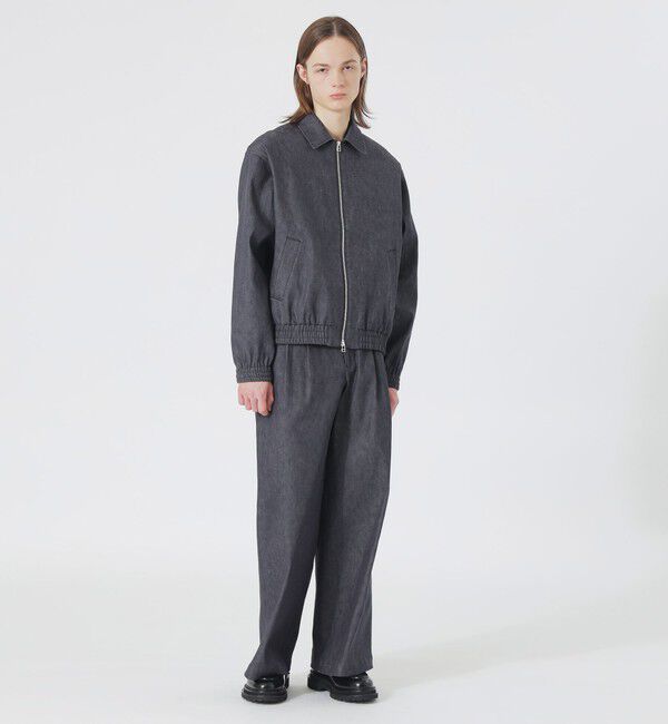  「リジットデニムブルゾン」|ブルゾン・スタジャン|