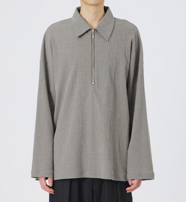  「ヨウリュウハーフジップトップス」|シャツ・ブラウス|