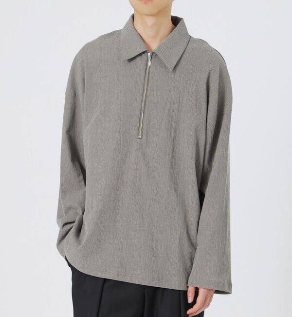  「ヨウリュウハーフジップトップス」|シャツ・ブラウス|