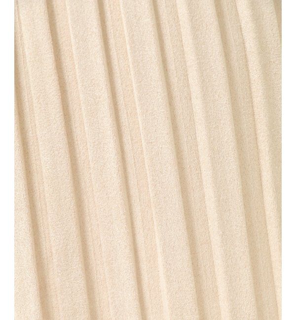 ikka「スウェードプリーツワイドパンツ」|その他|