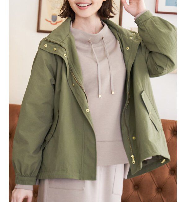 ikka「撥水裏地付きウンテンパーカー」|ブルゾン・スタジャン|