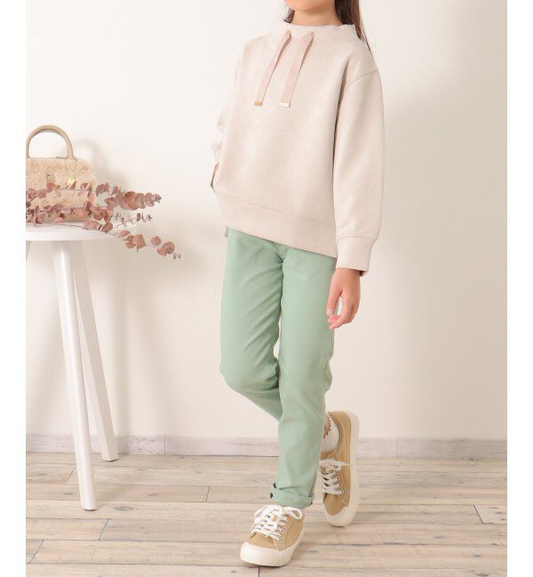 ikka kids「GOKU楽 ストレッチパンツ  （120~160cm）」|その他|ミントグリン