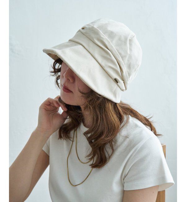 Lbc with Life「コットンタック入りキャスケット」|その他|ホワイト