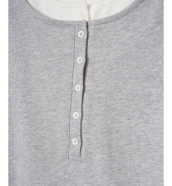 Lbc with Life「ヘンリーネックレイヤー7分袖Tシャツ」|その他|