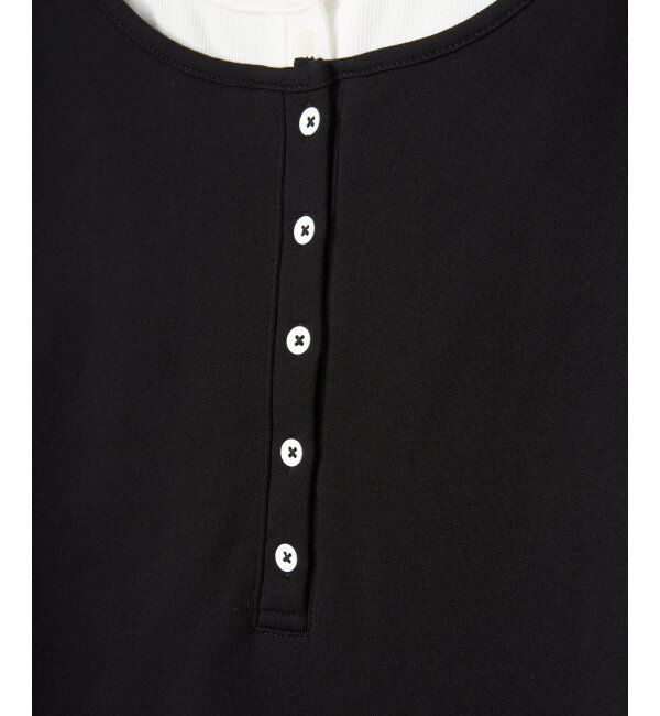 Lbc with Life「ヘンリーネックレイヤー7分袖Tシャツ」|その他|