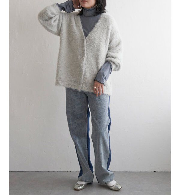 VENCE share style「シャギーニットカーディガン」|カーディガン|