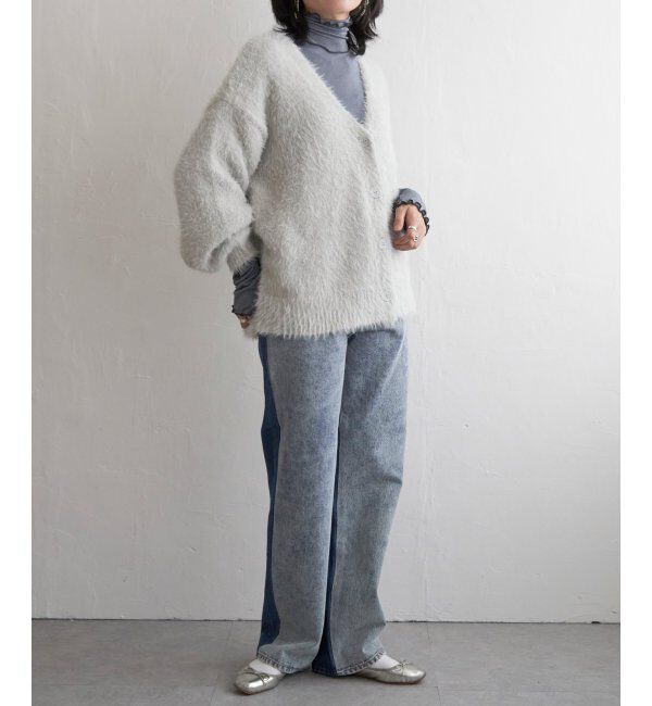 VENCE share style「シャギーニットカーディガン」|カーディガン|