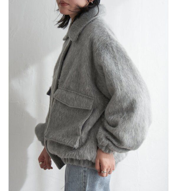 VENCE share style「シャギーフライトジャケット」|その他|