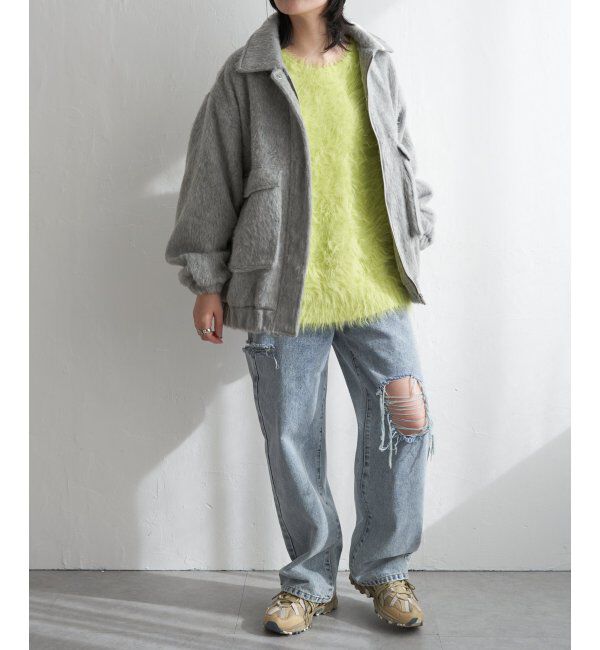 VENCE share style「シャギーフライトジャケット」|その他|