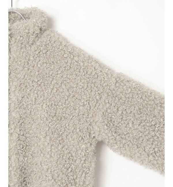 VENCE share style「プードルファースタンドジャケット/スタンドカラー/ショートジャケット」|ブルゾン・スタジャン|