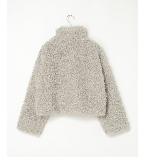 VENCE share style「プードルファースタンドジャケット/スタンドカラー/ショートジャケット」|ブルゾン・スタジャン|