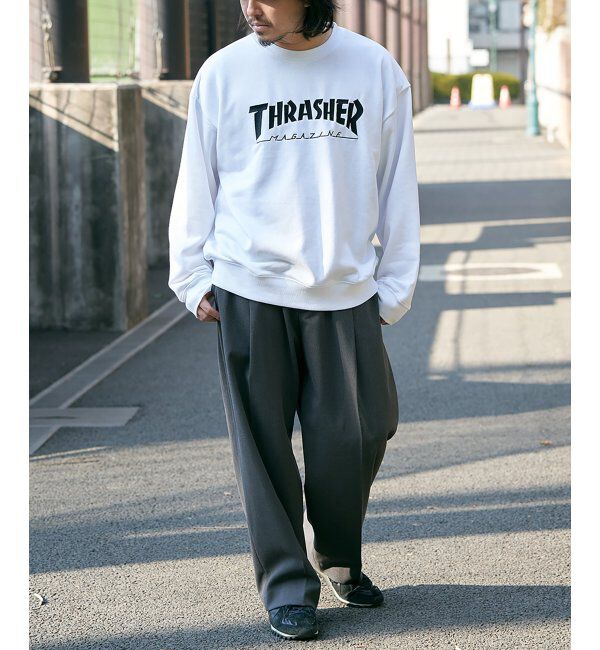 VENCE share style「THRASHER スラッシャー ロゴスウェット」|スウェット・ジャージ|