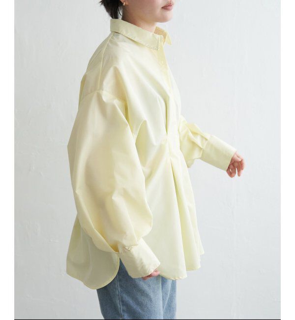 VENCE share style「ブロードウエストタックシャツ」|シャツ・ブラウス|