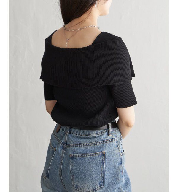 VENCE share style「オフショルニットプルオーバー」|ニット・セーター|