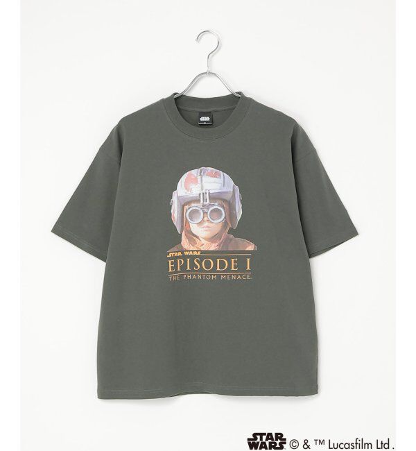 VENCE share style「USED風 STAR WARS スターウォーズ プリントTシャツ」|Tシャツ・カットソー|ダークグレー