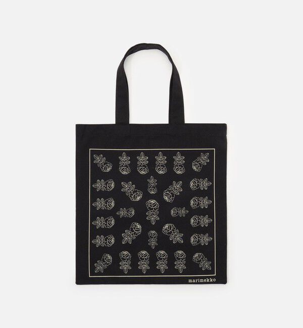 Marimekko「Vankka Vihkiruusu Placement トートバッグ」|トートバッグ|