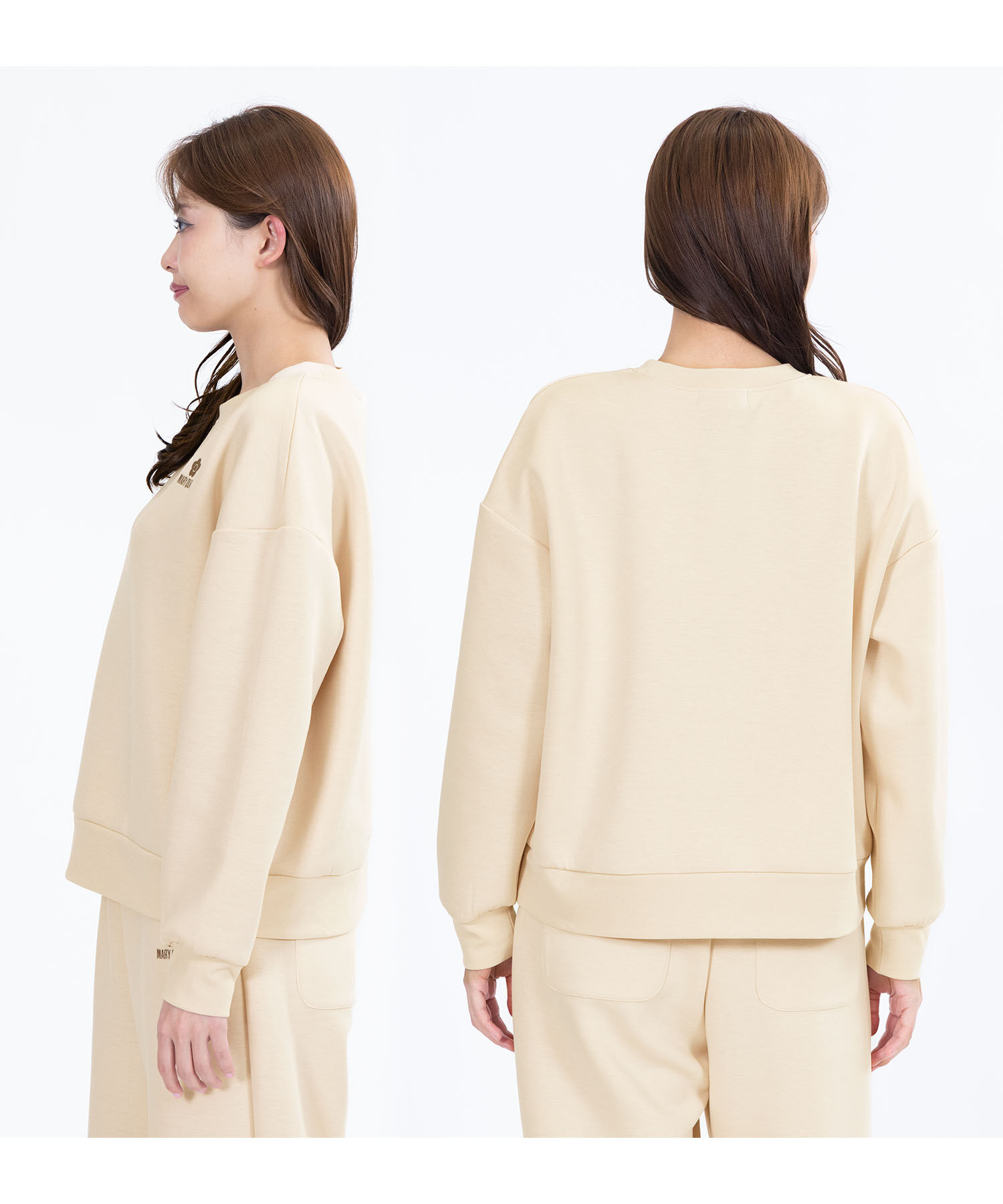 MARY QUANT「ロゴボンディング プルオーバー」|スウェット・ジャージ|