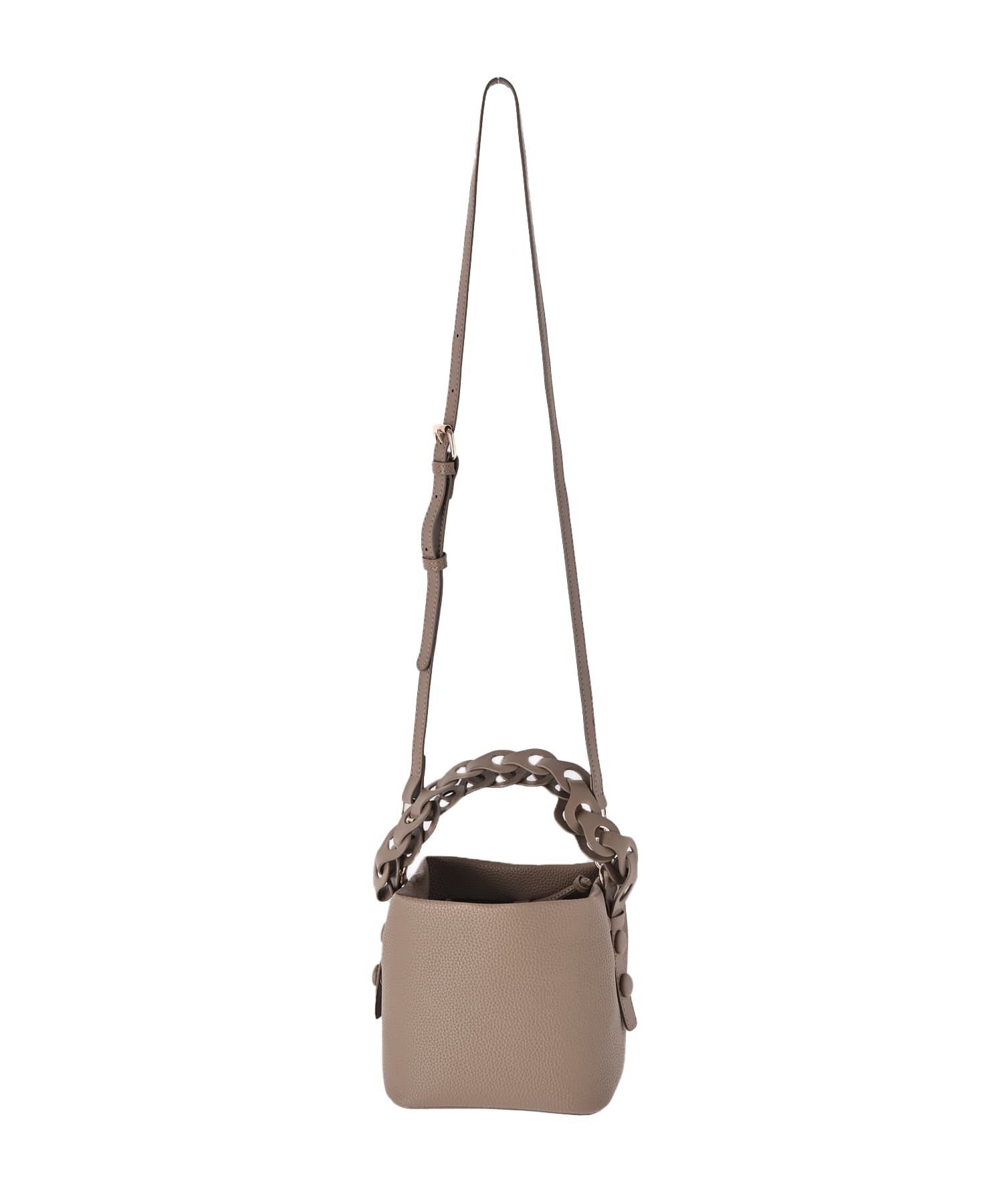 STYLE DELI「【DELI by】本革スクエアミニバケットバッグ」|ショルダー・メッセンジャー|