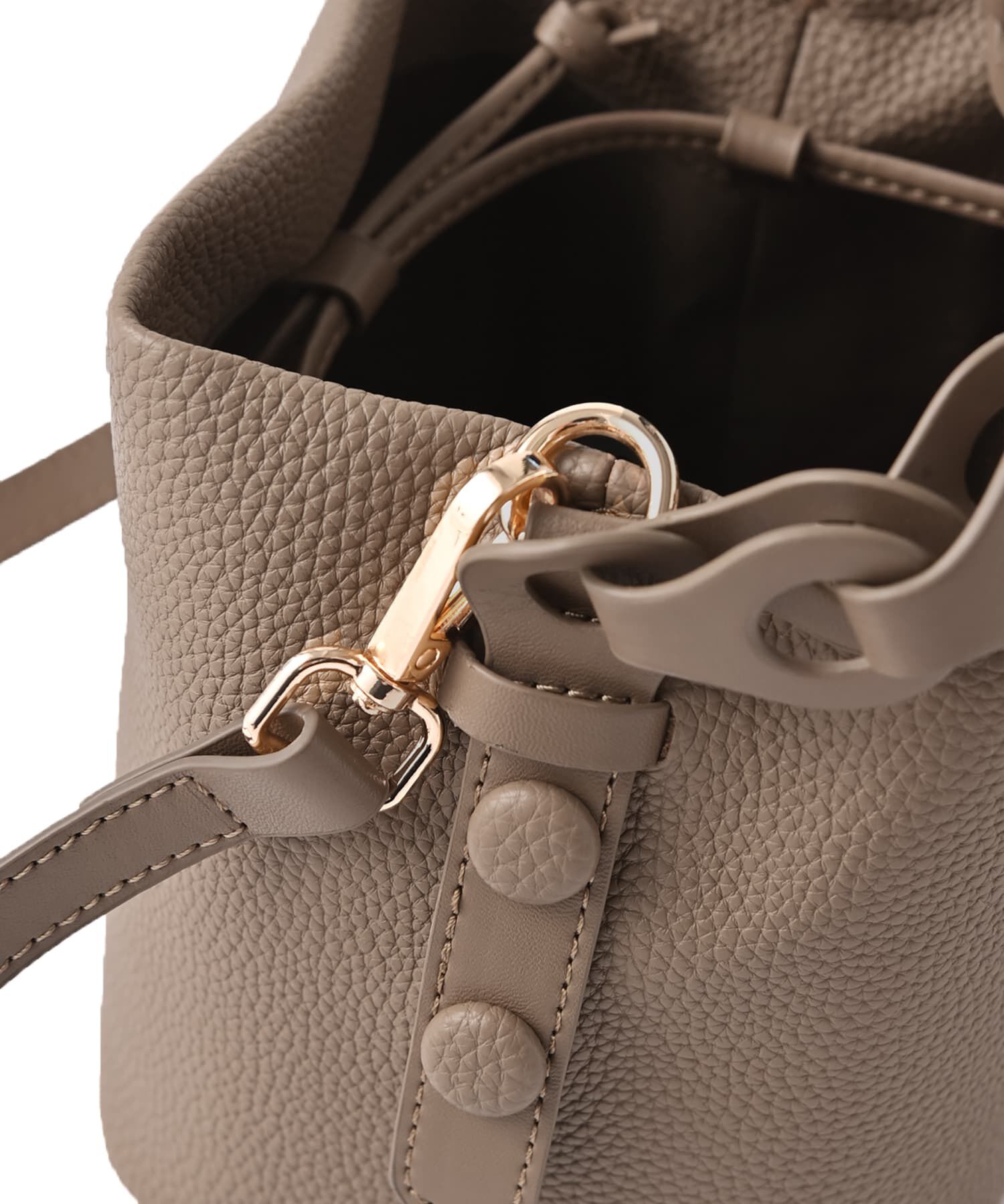 STYLE DELI「【DELI by】本革スクエアミニバケットバッグ」|ショルダー・メッセンジャー|