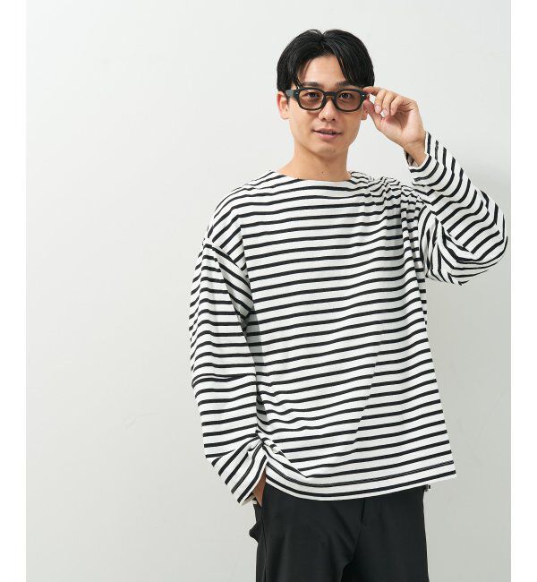  「ウェリントン型メガネ｜黒縁フレーム｜太縁フレーム｜Zoff｜BRIGADE レンズ交換券付」|メガネ|ブラック系その他