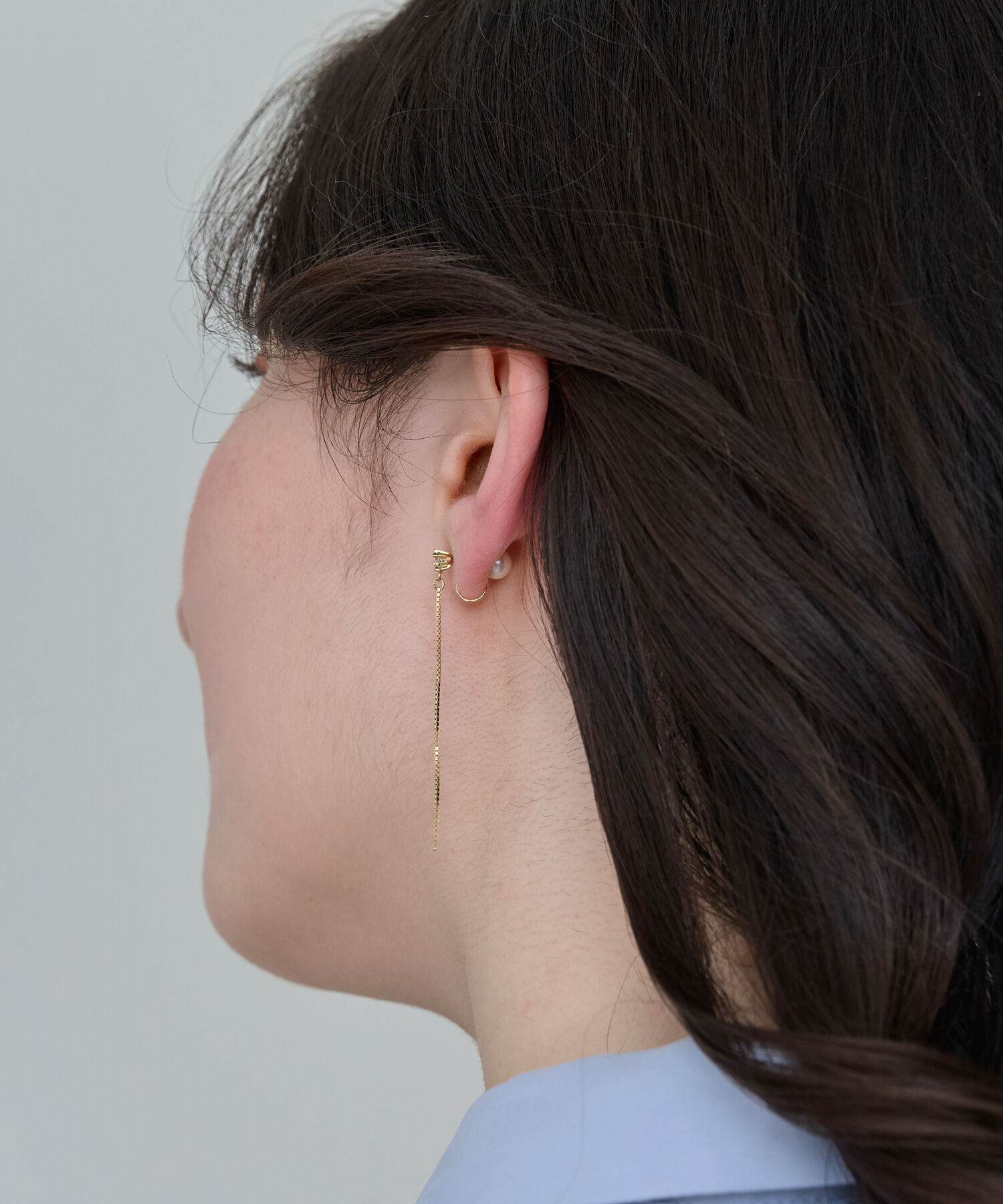 Phoebe「2wayベーシックパールエレガントイヤリング　ゴールド　結婚式/セレモニー/入学式/卒業式/式典」|イヤリング|