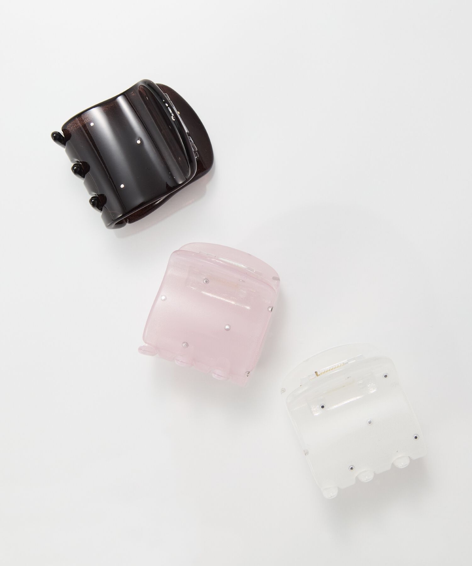 Phoebe「ミルキースタッズミニバンスクリップ　ピンク」|その他|