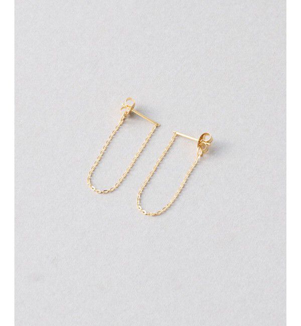 Jouete「K18 ピアス ドレープ」|ピアス|