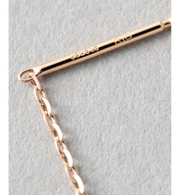 Jouete「K18 ピアス ドレープ」|ピアス|