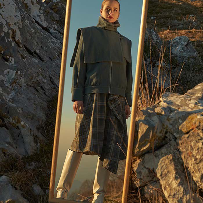 BACKYARD FAMILY「MIND ボアショートコート 通販 コート ショート丈 ジャケット ブルゾン レディース」|その他|