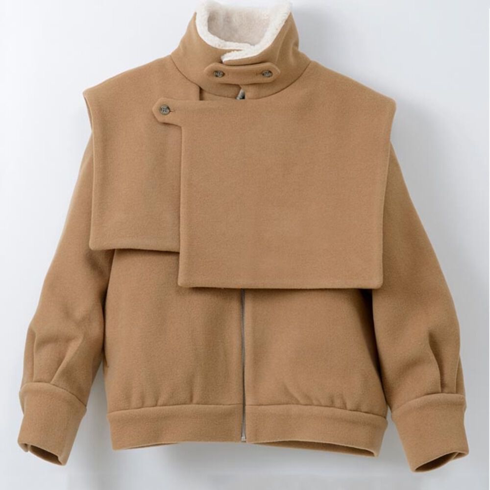 BACKYARD FAMILY「MIND ボアショートコート 通販 コート ショート丈 ジャケット ブルゾン レディース」|その他|ベージュ1