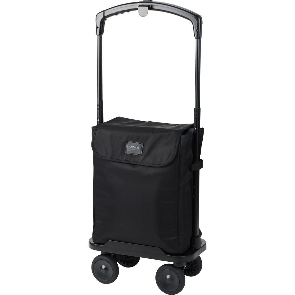 BACKYARD FAMILY「ココロ ショッピング カート 4輪 通販 ショッピングカート cocoro 横押しカート」|キャリーケース|ブラック1