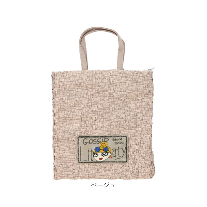 BACKYARD FAMILY「ハンドバッグ レディース 通販 Lyre リタちゃん 手提げバッグ 刺繍 スパンコール かわいい」|トートバッグ|