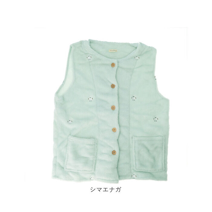 BACKYARD FAMILY「ベスト レディース ルームウェア 通販 刺繍ベスト 部屋着 ジレ トップス ルームウエア 秋 冬」|ルームウェア|