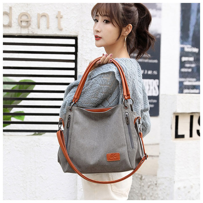 BACKYARD FAMILY「ショルダーバッグ レディース 通販 おしゃれ マザーズバッグ キャンバス 2way 無地」|ショルダー・メッセンジャー|