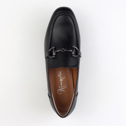 銀座かねまつ「LSFB2601STEBLK 【本革】ビットローファー」|ローファー|