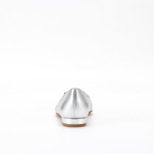 銀座かねまつ「NB260171OTHMETSLV 【本革】シアーメッシュパンプス」|パンプス|