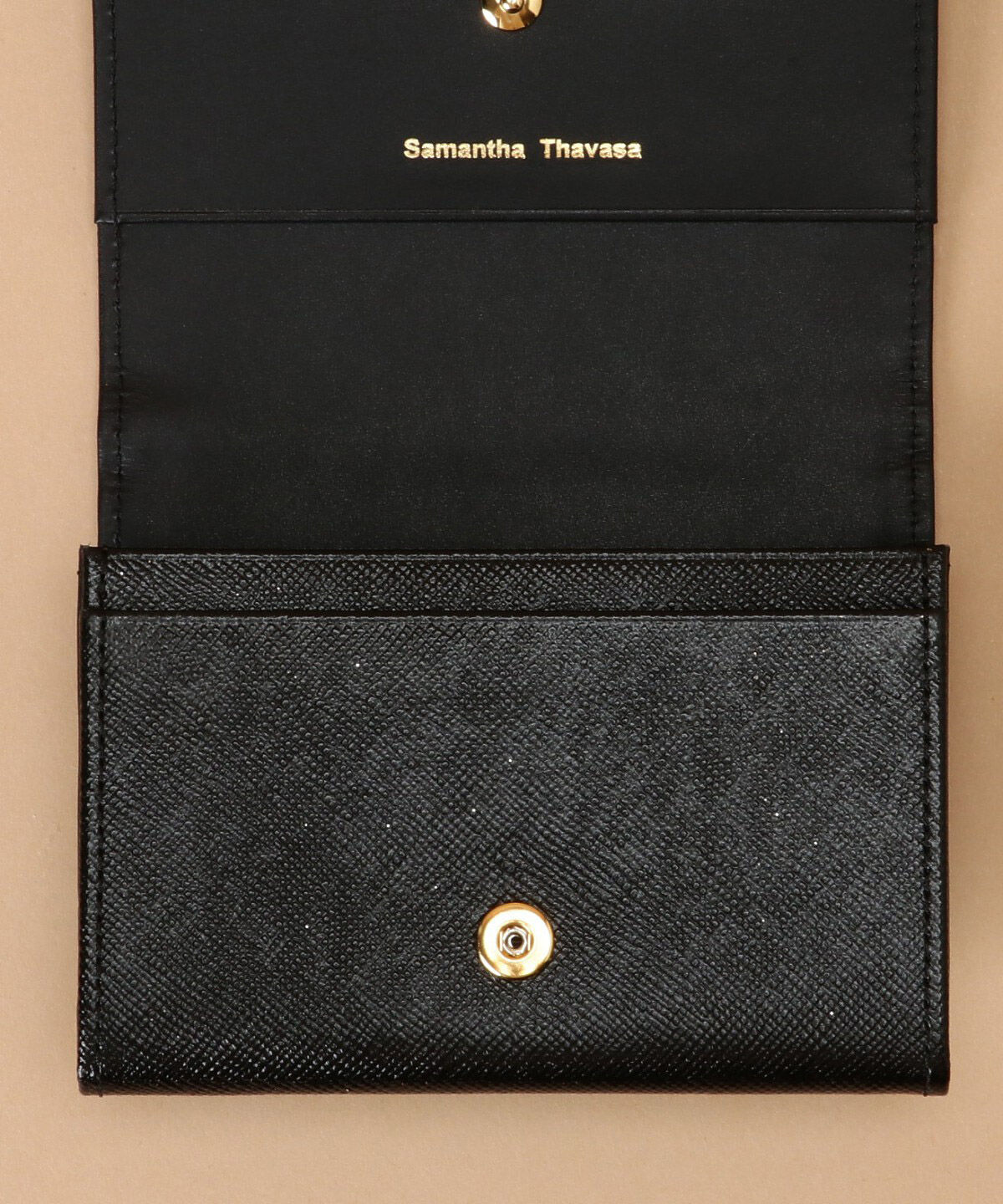 Samantha Thavasa「ラメレザービジュー カードケース」|名刺入れ・カードケース|