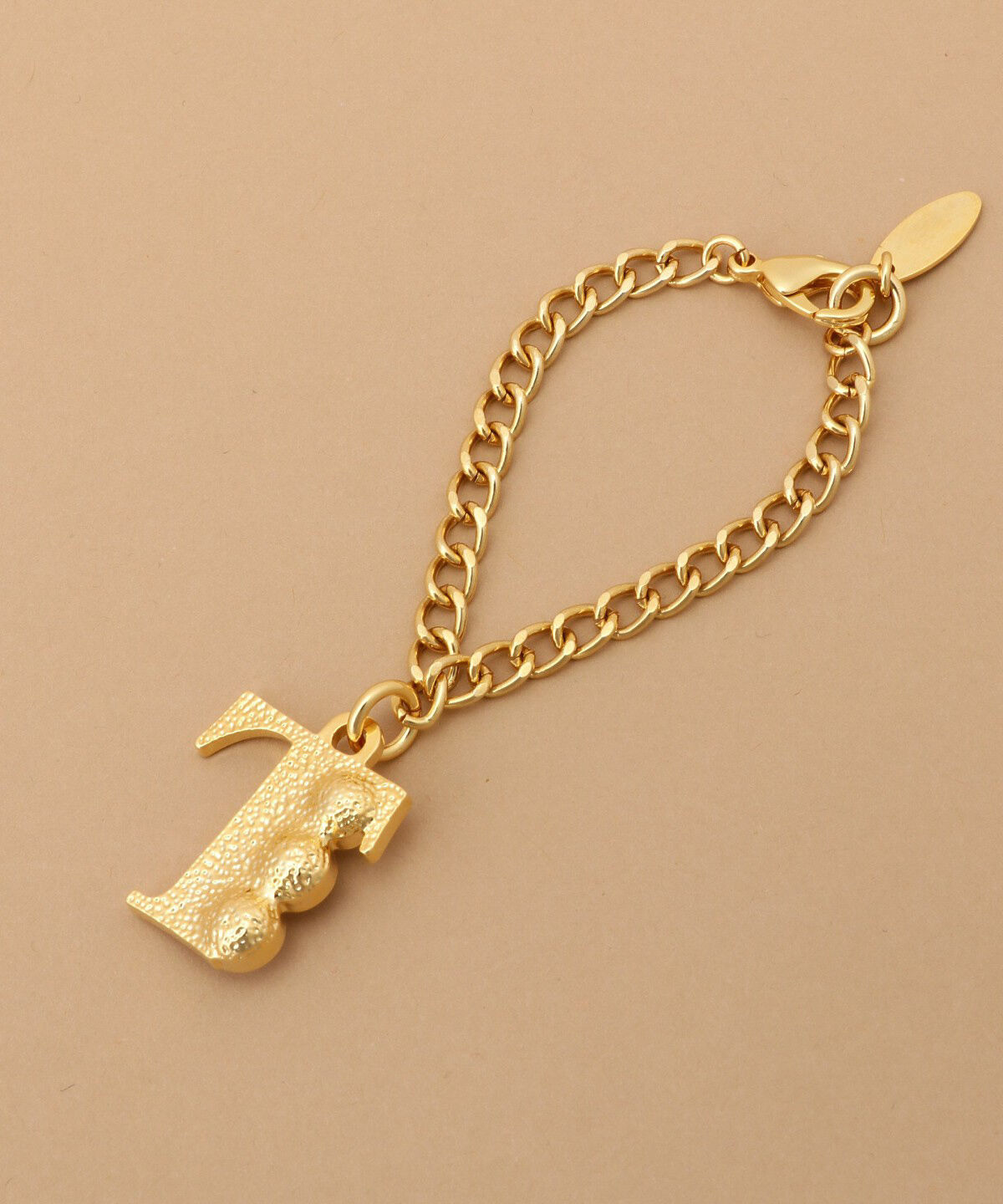 Samantha Thavasa「ビジューイニシャル バッグチャーム T」|チャーム・キーホルダー|